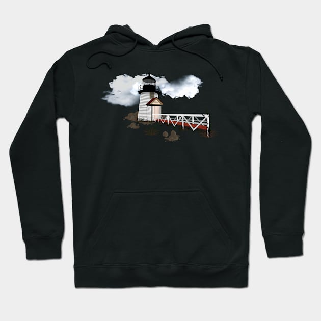 Brant Point Light Hoodie by dipweb